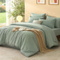 Litanika Full Size Comforter Sets 7 Pieces Cornflower Blue Gingham