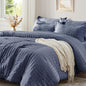 Zzlpp Queen Comforter Set 7 Piece, Green Bed in a Bag Queen Bedding Sets