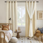 XiDi Blackout Curtains for Girls Bedroom Decor Pink Kids Rainbow Curtains