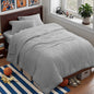 Zzlpp Queen Comforter Set 7 Piece, Beige Bed in a Bag Queen Bedding Sets
