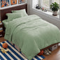 Zzlpp Queen Comforter Set 7 Piece, Beige Bed in a Bag Queen Bedding Sets
