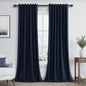 Guken Cream Linen Blackout Curtains 84 Inch Length 2 Panels Set for Living Room Bedroom Back Tab Thermal Insulated 100% Black Out Drapes Room Darkening Window Curtain Ivory Natural Beige
