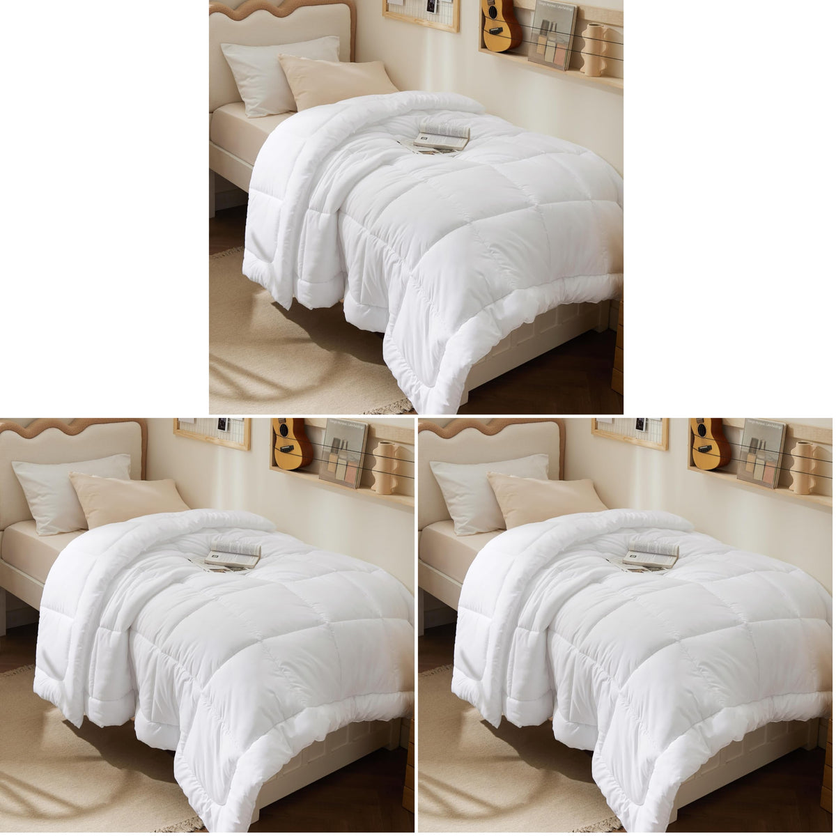 Bedsure Comforter Duvet Insert, Quilted Bedding Blanket, Oeko-TEX