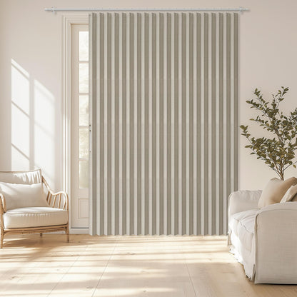 AJAZZ Blackout Accordion Door Magnetic Door Curtain Folding Closet Doors Curtain Invisible for Bedroom Room Living Room Doorway, Grey 42" W x 78" L, 1 Panel