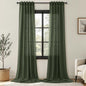 Nanspring Linen Kitchen Window Curtains Over Sink for Cafe 36x36 Inch Cream