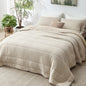 Bedsure Queen Comforter Set, Reversible Cooling & All-Season Bedding, Black