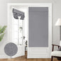 HOMEIDEAS 100% Blackout Linen Door Curtains for French Door 26x68 Inch