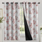 SimpleHome Cream 100% Blackout Curtains Room Darkening Living Room 84 Inch