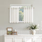 Nanspring Linen Kitchen Window Curtains Over Sink for Cafe 36x36 Inch Cream