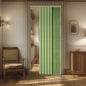AJAZZ Blackout Accordion Door Magnetic Door Curtain Folding Closet Doors Curtain Invisible for Bedroom Room Living Room Doorway, Grey 42" W x 78" L, 1 Panel