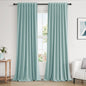 Guken Cream Linen Blackout Curtains 84 Inch Length 2 Panels Set for Living Room Bedroom Back Tab Thermal Insulated 100% Black Out Drapes Room Darkening Window Curtain Ivory Natural Beige