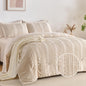 DHSFKBE Floral Comforter Set Queen Size,7 Piece Orange Bed in a Bag, Elegant Flower Pattern Comforter Set with Sheet, Soft Microfiber Complete Bedding Sets for All Season