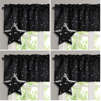H.VERSAILTEX Blackout Curtain Valances for Kitchen Window/Living Room/Bathroom Privacy Added Rod Pocket Home Decoration Winow Valance, 52" W x 18" L, Floral in Sage and Brown