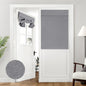 HOMEIDEAS 100% Blackout Linen Door Curtains for French Door 26x68 Inch
