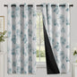 SimpleHome Cream 100% Blackout Curtains Room Darkening Living Room 84 Inch