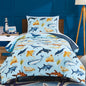 Twin Comforter Set for Boys-5 Pieces Ball Glow in the Dark Bedding Set