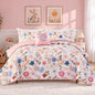 Twin Comforter Set for Girls-3 Pieces Mermaid Glow in the Dark Bedding Sets
