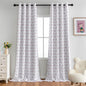 MYSKY HOME Kids Blackout Curtains for Boys Bedroom 84 Inch Long 100% Light Blocking Cute Curtains for Playing Room 2 Panels Grommet Nursery Drapes with Rainbow Pom Pom Sheer 2 Layered 50W x 84L