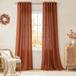 Nanspring Linen Kitchen Window Curtains Over Sink for Cafe 36x36 Inch Cream
