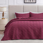 Love's cabin Quilts for Queen Bed Blue Bedspreads - Soft Bed Summer Lightweight Bedspread Comforter - Modern Style Coin Pattern Coverlet for All Season - 3 Pieces (1 Quilt, 2 Pillow Shams)