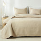 akkialla Queen Quilt Bedding Set,Olive Green Ultrasonic Full/Queen Quilt Set,Lightweight Soft Bedspread Coverlet,Modern Style Coin Pattern Bed Cover for All Seasons,3 Piece(1 Quilt,2 Pillow Shams)