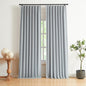 Vision Home Natural Pinch Pleated Full Blackout Curtains Linen Blended Room Darkening Window Curtains 95 inch for Living Room Bedroom Thermal Insulated Pinch Pleat Drapes with Hooks 2 Panel 40"Wx95"L