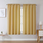Chyhomenyc 2 Panels White Kitchen Curtains 36 Inch Length Tier Curtain