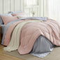 Bedsure Queen Bed in a Bag Reversible Bed Set 7 Pieces Grey/Light Grey