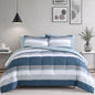 Monbix Full Size Comforter Sets - 7 Pieces Bed in a Bag Full Bedding Set