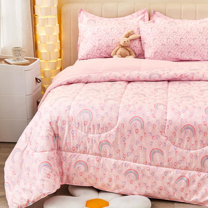 Viviland Kids Twin Bedding Sets, Boys Comforter, Cow Print