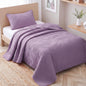 Exclusivo Mezcla Ultrasonic Full Queen Quilt Bedding Set, Beige Cream