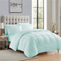 Sweet Home Collection 5 Piece Comforter Set Bag Solid Color All Season Soft Down Alternative Blanket & Luxurious Microfiber Bed Sheets, Navy, Twin
