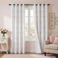 MYSKY HOME Kids Blackout Curtains for Boys Bedroom 84 Inch Long 100% Light Blocking Cute Curtains for Playing Room 2 Panels Grommet Nursery Drapes with Rainbow Pom Pom Sheer 2 Layered 50W x 84L