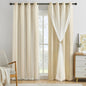 XiDi Blackout Curtains for Girls Bedroom Decor Pink Kids Rainbow Curtains