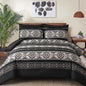 Anibedding Brown Full Size Comforter Set, 7 Pieces Boho Western Bedding Set