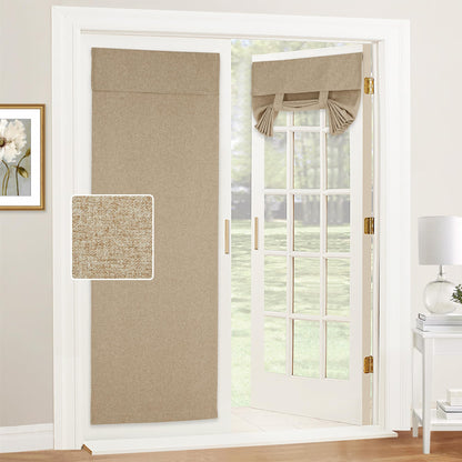 RYB HOME Tricia Room Darkening Curtains for French Door,Door Curtain Blinds