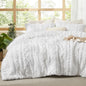 Bedsure Tufted Boho Comforter Set King, Bedroom Decor Bedding Set Beige