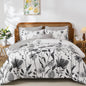 Annibedding Queen Comforter Set 8 Pieces Pink Floral Bed in Bag All Season