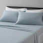 Amazon Basics Lightweight Super Soft Easy Care Breathable Microfiber 4 Piece Bed Sheets Set with 14-Inch Deep Pockets, Full, Navy Blue, Solid