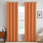 MIULEE 100% Blackout Linen Curtains for Bedroom 52x84 Inches Natural Beige