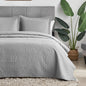 Hansleep Queen Quilt White Quilts Queen Size 3 Pieces (1 Quilt, 2 Shams)