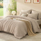 Litanika Full Size Comforter Sets 7 Pieces Cornflower Blue Gingham