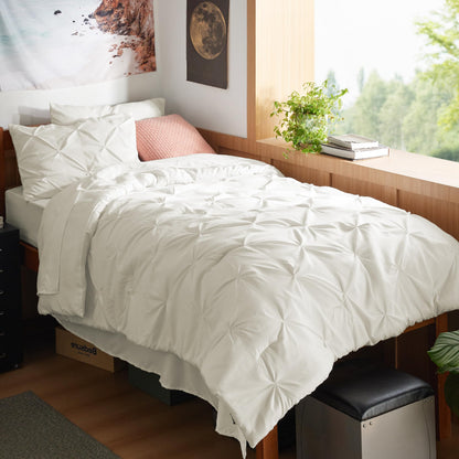 Bedsure 7-Piece King Size Comforter Set & Sheets, Olive Green King Bedding