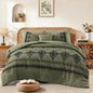 MaiRêve Embroidery Queen Comforter Set 7 Pieces Burnt Orange Bed in a Bag