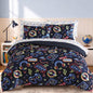 Twin Bedding Sets for Boys - 5 Pieces Space Bedding Twin Comforter Set