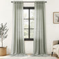 Nanspring Linen Kitchen Window Curtains Over Sink for Cafe 36x36 Inch Cream