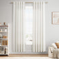 Nanspring Linen Kitchen Window Curtains Over Sink for Cafe 36x36 Inch Cream