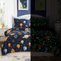 Twin Bedding Sets for Boys - 5 Pieces Space Bedding Twin Comforter Set