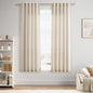 Nanspring Linen Kitchen Window Curtains Over Sink for Cafe 36x36 Inch Cream
