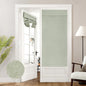 HOMEIDEAS 100% Blackout Linen Door Curtains for French Door 26x68 Inch